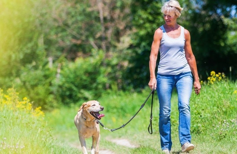 Vrouw met hond